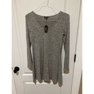 New Express gray sweater dress size XS